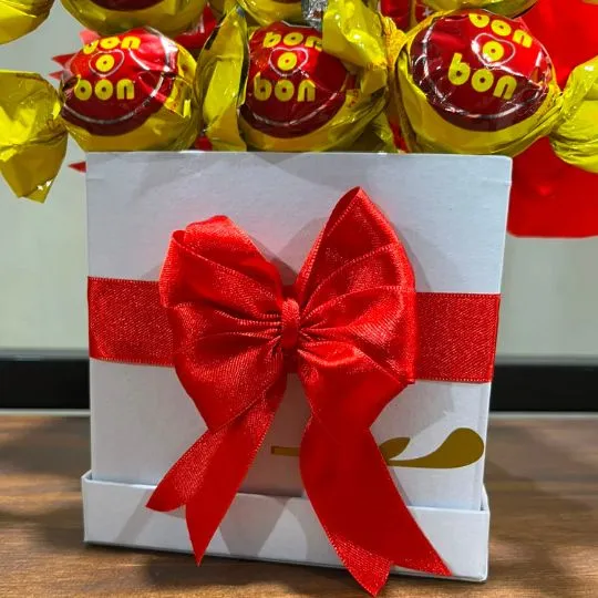 Box con chocolates bon o bon